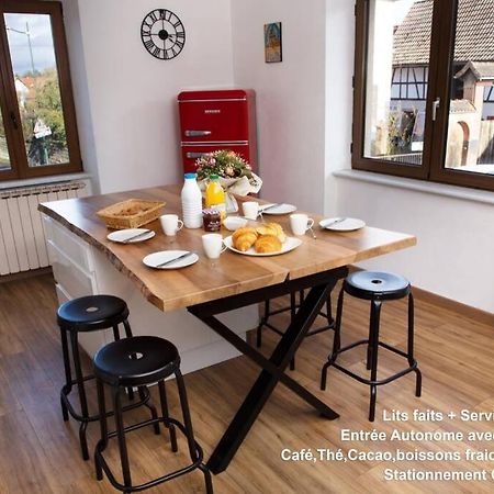 Charmant T3, 70M2, 2Ch,Tv 101 Cm, Wifi+Parking, Ettendorf Kültér fotó